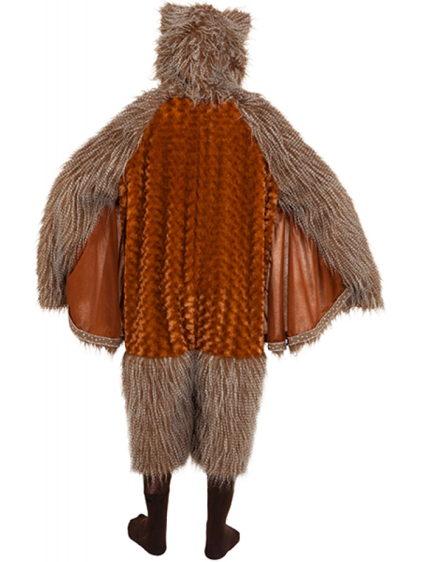 Costume Chouette Adulte – Déguisement Mixte avec Ailes et Capuche – S/M ou M/L
