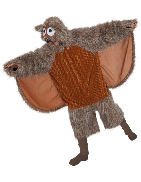 Costume Chouette Adulte – Déguisement Mixte avec Ailes et Capuche – S/M ou M/L