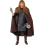 Cape Marron avec Bordure en Fourrure pour Guerrier Médiéval et Viking