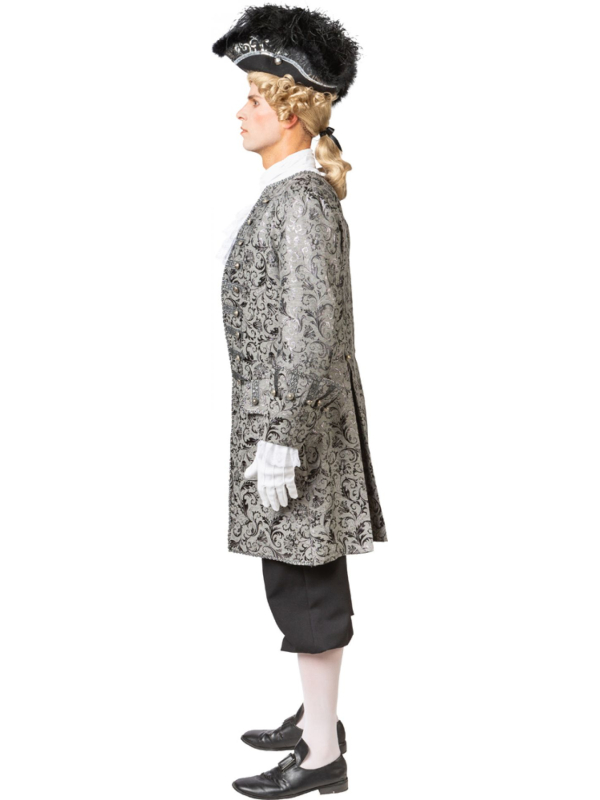 Costume Redingote XVIIIᵉ Siècle en Brocart - Haute Qualité pour Adulte