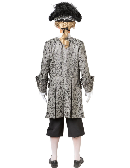 Costume Redingote XVIIIᵉ Siècle en Brocart - Haute Qualité pour Adulte