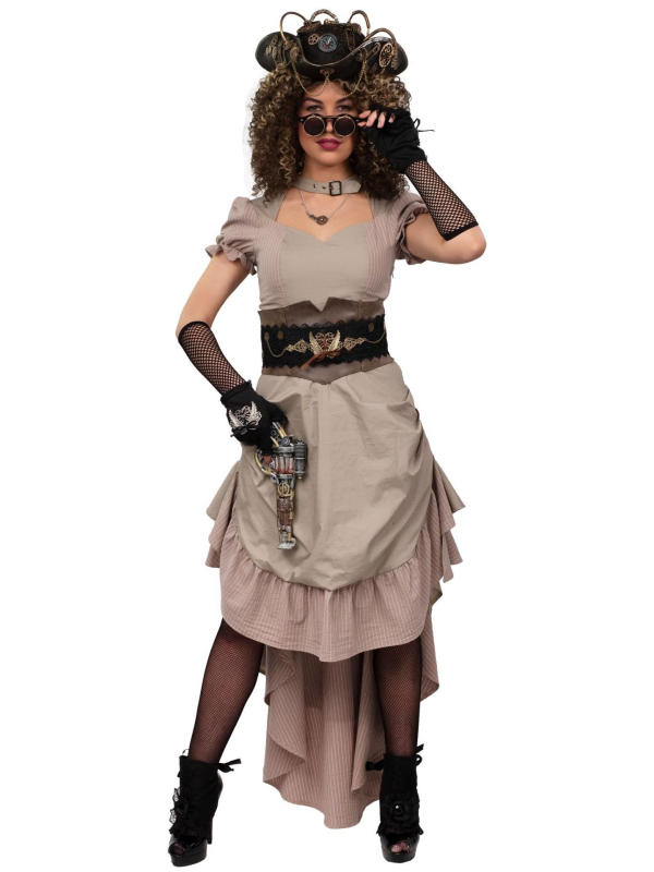 Couvre-Bottes Steampunk Noir pour Femme avec Dentelle et Perles