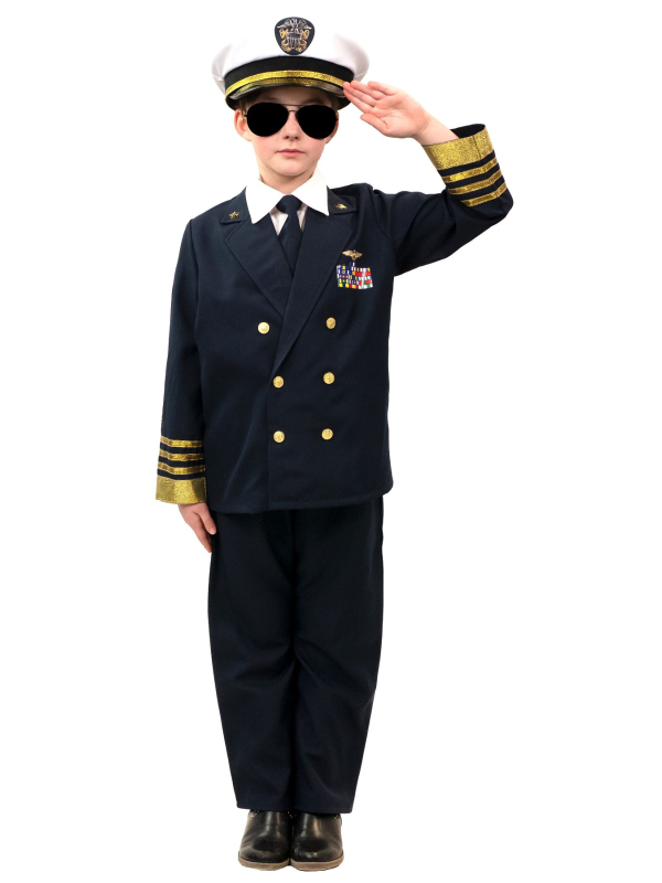 Déguisement de capitaine de la marine enfant...