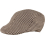 Casquette plate années 1920, à carreaux beiges