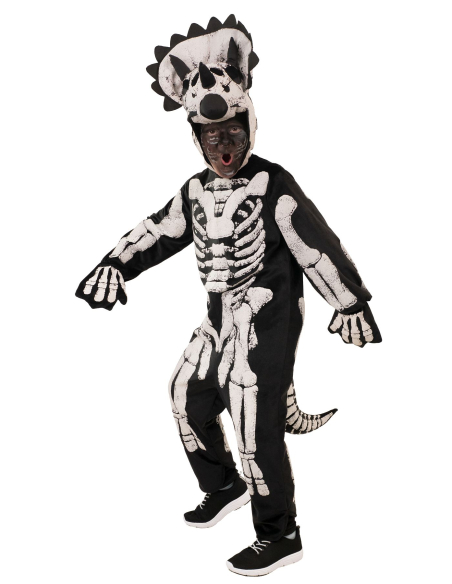 Déguisement Triceratops Squelette Enfant : Parfait pour Halloween et Anniversaires