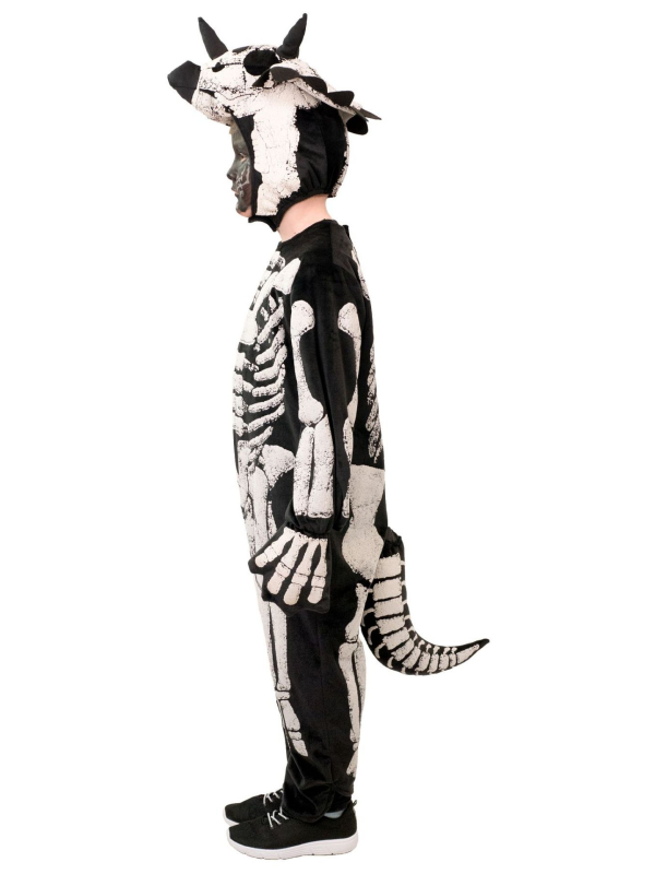 Déguisement Triceratops Squelette Enfant : Parfait pour Halloween et Anniversaires