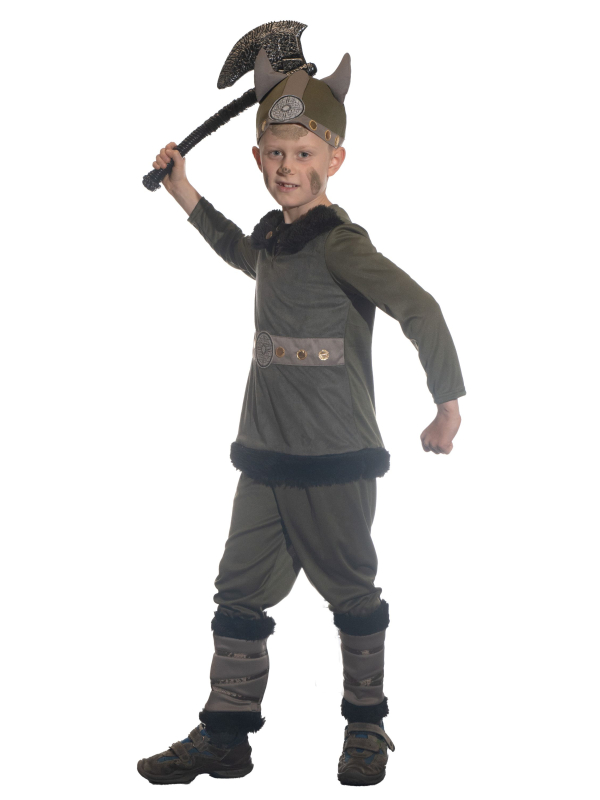 Déguisement de Viking Enfant avec Casque : Parfait pour les Petits Guerriers