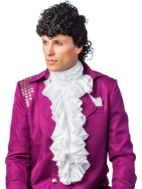 Jabot Long Blanc pour Costumes Historiques