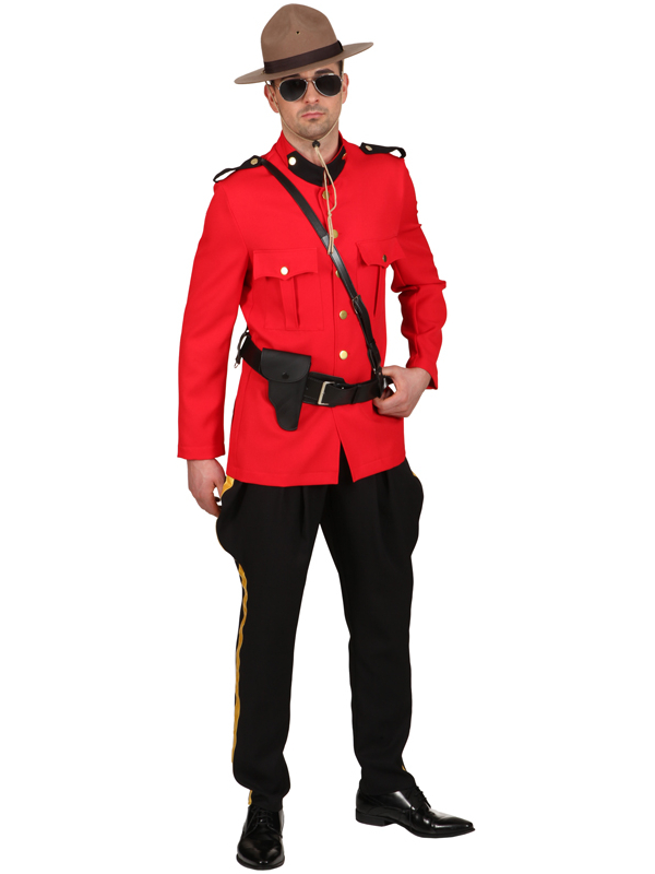Ceinture de police noire avec bandoulière - 125 cm