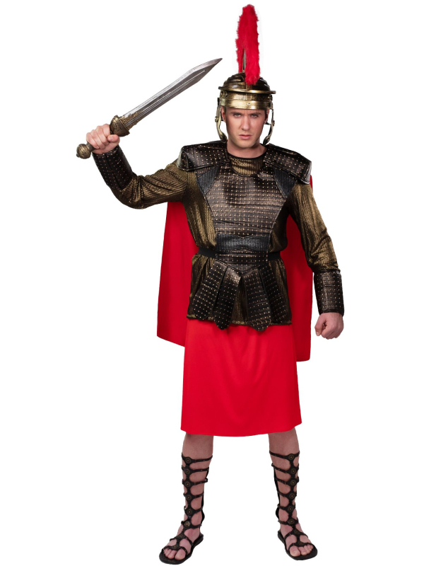 Déguisement de Gladiateur Romain pour Adulte avec Cape