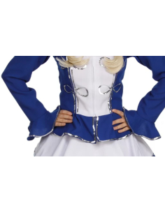 Costume de Majorette Premium Bleu et Blanc|Tenue de... 2