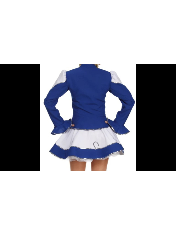 Costume de Majorette Premium Bleu et...