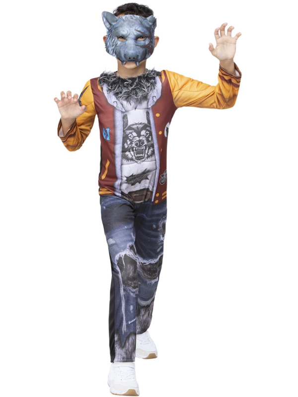 Déguisement de Loup-garou Enfant Halloween - Costume Complet avec Masque