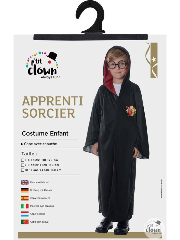 Déguisement Apprenti Sorcier Enfant avec Capuche