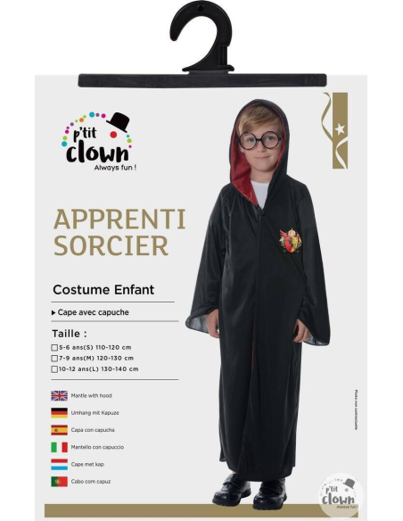 Déguisement Apprenti Sorcier Enfant avec Capuche