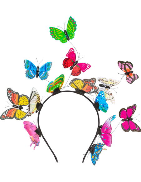 Serre-tête Papillons Multicolores