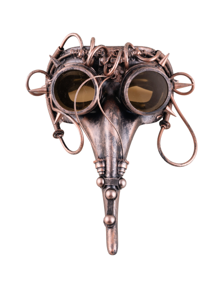 Masque Steampunk Médecin de la Peste – L’Accessoire Halloween Original