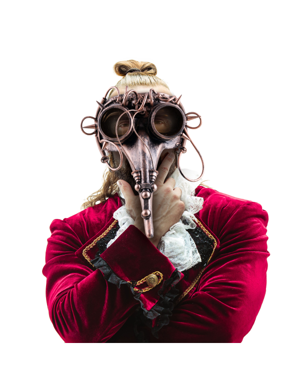 Masque Steampunk Médecin de la Peste – L’Accessoire Halloween Original