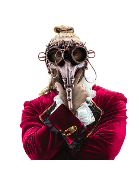 Masque Steampunk Médecin de la Peste – L’Accessoire Halloween Original