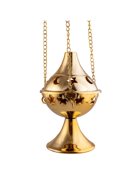 Encensoir Doré Métal – Accessoire Religieux pour Déguisement et Halloween