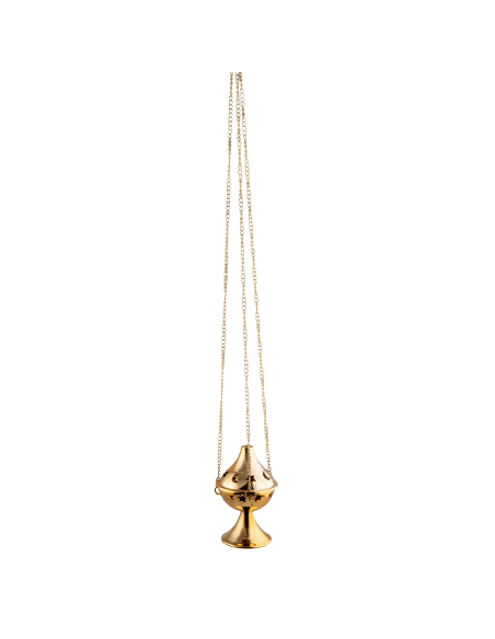 Encensoir Doré Métal – Accessoire Religieux pour Déguisement et Halloween