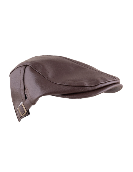 Casquette Plate Marron Style Années 20 – Accessoire Déguisement Adulte Vintage