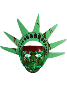 Masque lumineux Statue de la Liberté – The Purge : L’Année Électorale 2