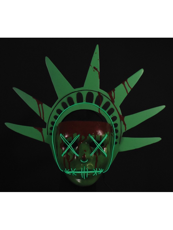 Masque lumineux Statue de la Liberté – The Purge : L’Année Électorale