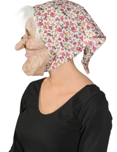 Masque de sorcière avec foulard et cheveux – Halloween et contes effrayants 2