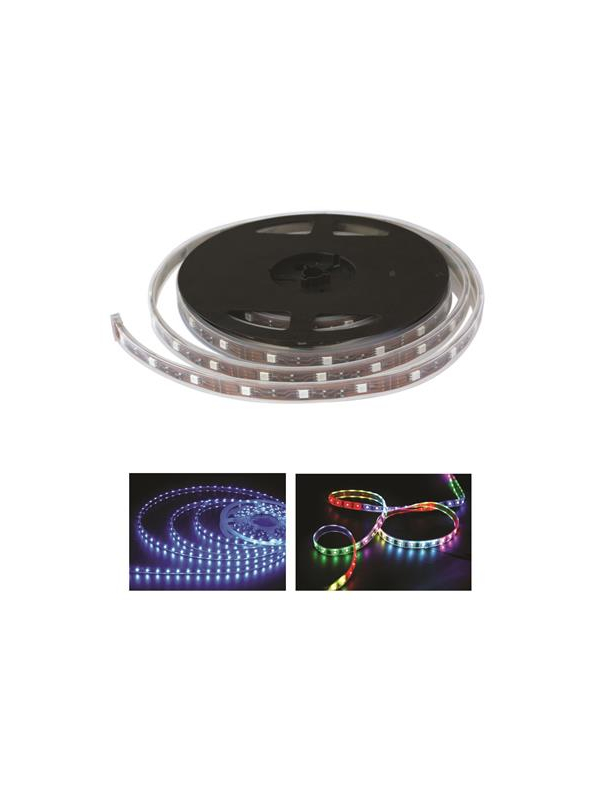 Ruban LED 5 mètres – SMD 5050 – 30 LEDs/m – Étanche IP65