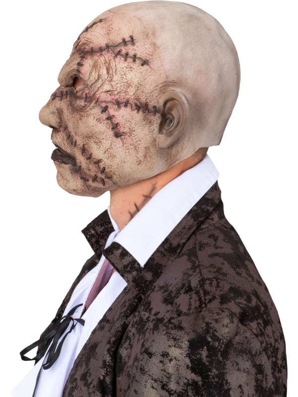 Masque Horreur Latex – Points de Suture & Cicatrices | Halloween & Cosplay