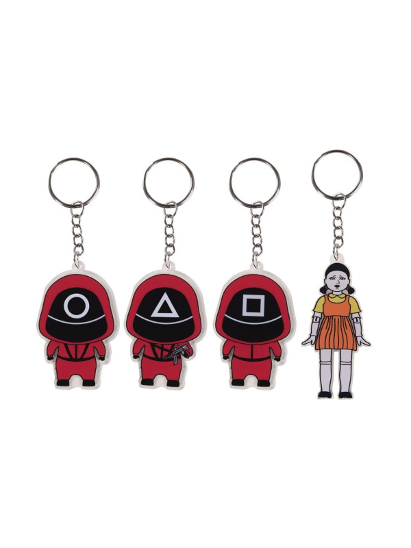 Porte-clés Garde et Poupée - Série Coréenne - Accessoire Cadeau Geek