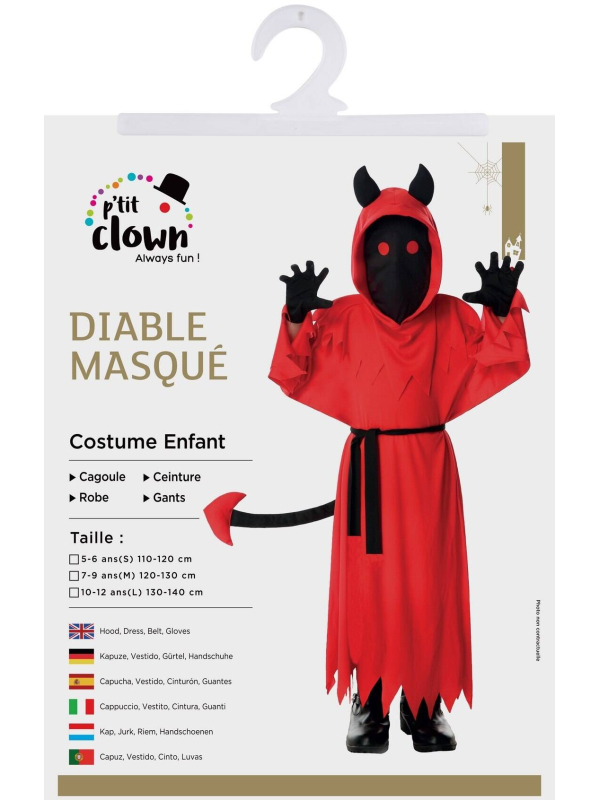 Déguisement de Diable Masqué Enfant - Halloween
