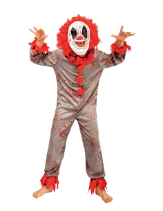 Déguisement de Clown tueur enfant avec masque
