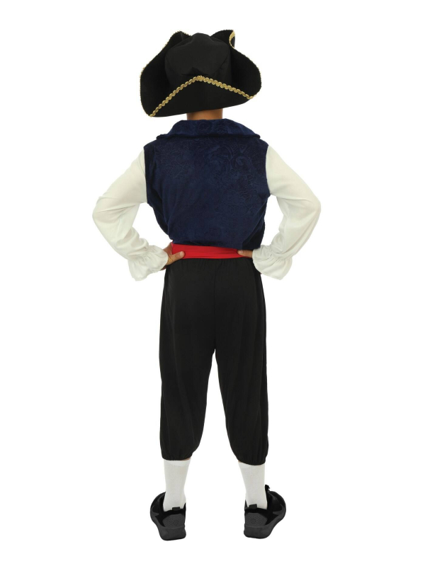 Déguisement Pirate Enfant 3-4 ans avec Chapeau - Costume Corsaire