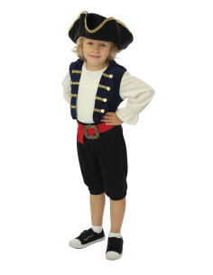 Déguisement Pirate Enfant 3-4 ans avec Chapeau - Costume Corsaire 2