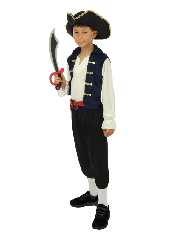 Déguisement Pirate Enfant 5 à 12 ans - Costume Garçon avec Chapeau