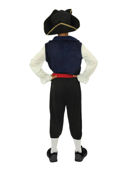 Déguisement Pirate Enfant 5 à 12 ans - Costume Garçon avec Chapeau