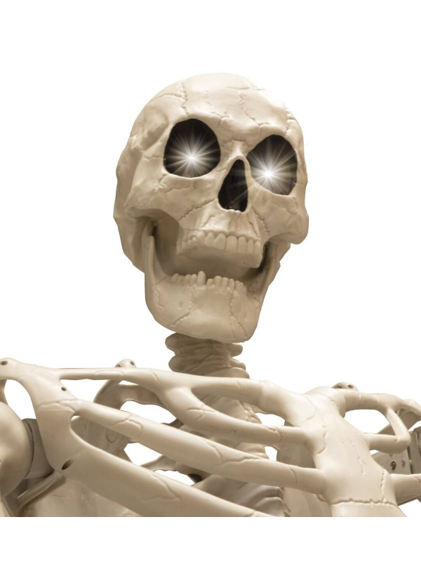 Squelette Titan 318 cm avec Yeux Lumineux – Décoration Halloween Géante