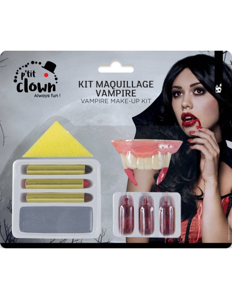 Kit Maquillage Vampire – Créez un look de créature de la nuit effrayant
