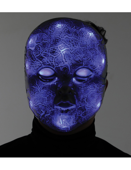 Masque Facial lumineux de Poupée Hantée en Vacuform