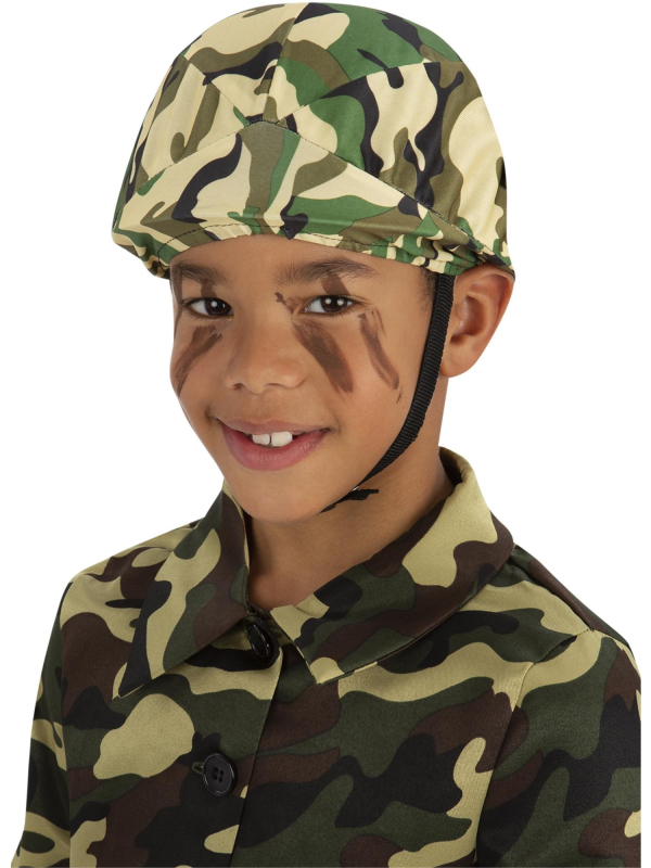 Casque camouflage militaire pour enfants