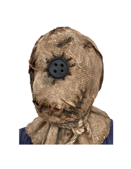 Masque Épouvantail en Toile de Jute – Horreur Rustique pour Halloween