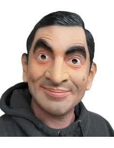 Masque réaliste de Rowan Atkinson – Incarnez Mr. Bean avec humour