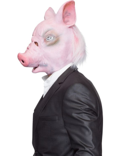 Masque Cochon Réaliste Adulte avec Poils – Effet garanti ! 2
