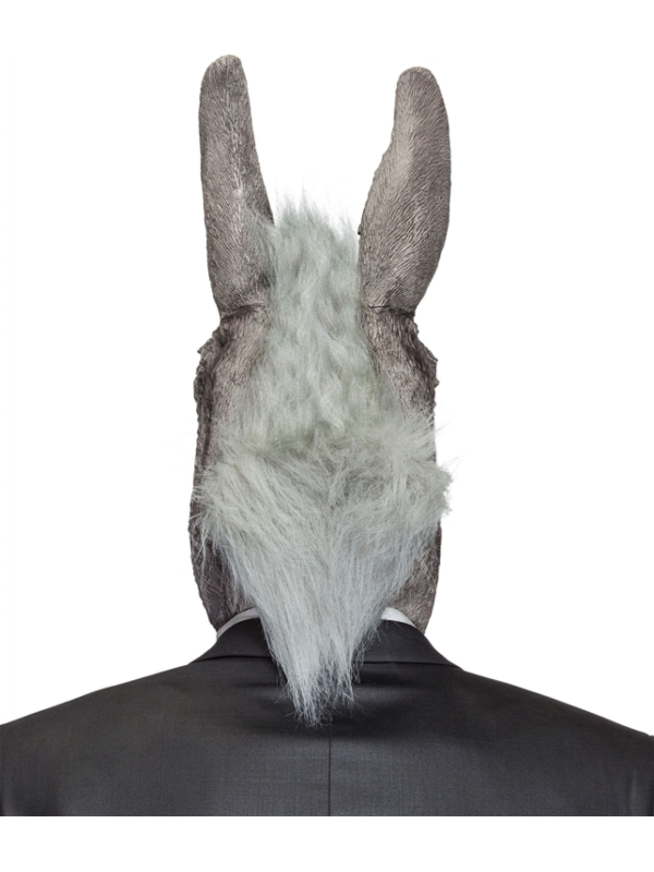 Masque d’Âne Réaliste Adulte avec Poils – Latex Souple