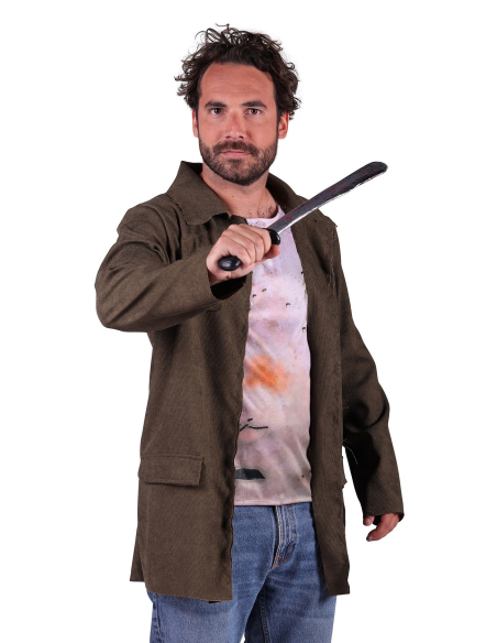 Déguisement Tueur au Masque de Hockey – Veste & T-shirt Ensanglanté