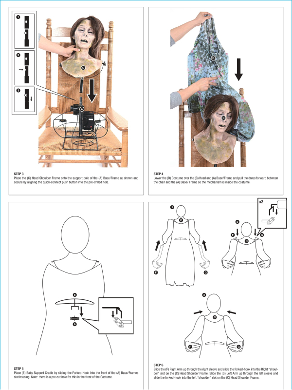 Rocking Moldy Mommy : L'Automate d'Halloween Animée Qui Va Glacer Votre Sang