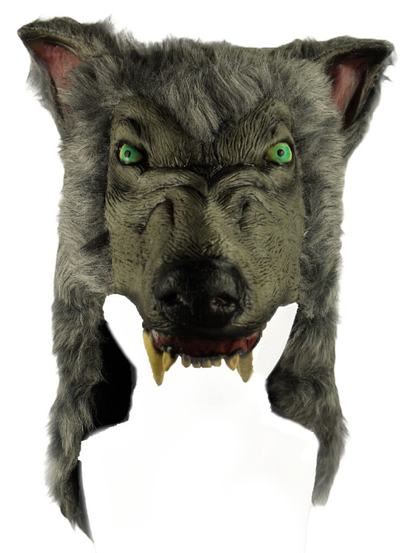 Casque Loup Gris Premium – Ghoulish Productions | Latex Haute Qualité