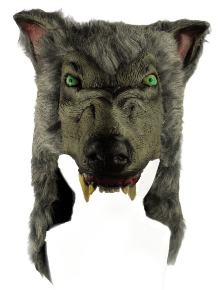 Casque Loup Gris Premium – Ghoulish Productions | Latex Haute Qualité